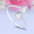 thumbnail image 5 of 9 mm Toe Band Ring 925 Sterling Silver Thin Adjustable Stylish Rings For Women, 5 of 5