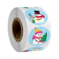 thumbnail image 1 of 500 Unids Etiquetas de Pegatinas de Navidad Baoblaze Decorativas de Navidad 8 Estilos, 1 of 8