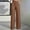 Brown, variant on Women's Dress Pants Business Casual Formal Wedding Suit Pants Wide Straight Leg Loose High Waist Pants