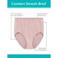 thumbnail image 6 of Vanity Fair Radiant Women's Comfort Stretch Brief Underwear, 3 Pack, 6 of 7