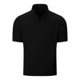thumbnail image 6 of Zormilly Mens Two Piece Summer Outfit Short Sleeve Collared Shirts Shorts Loungewear Sets with Pockets Loose Workout Sets, S-3XL, 6 of 7