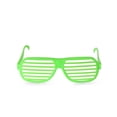 thumbnail image 1 of Bewildely Gafas de sol con persianas para adultos, gafas de lujo portátiles, accesorios de decoración para disfraces, gafas para actuaciones en fiestas Kits de decoración para fiestas Verde Bewildely HA070465-03, 1 of 6