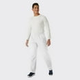 thumbnail image 4 of Spectrum Soft Scrub Pants - Elastic Waist Pants for Unisex - White - 3X, 4 of 5