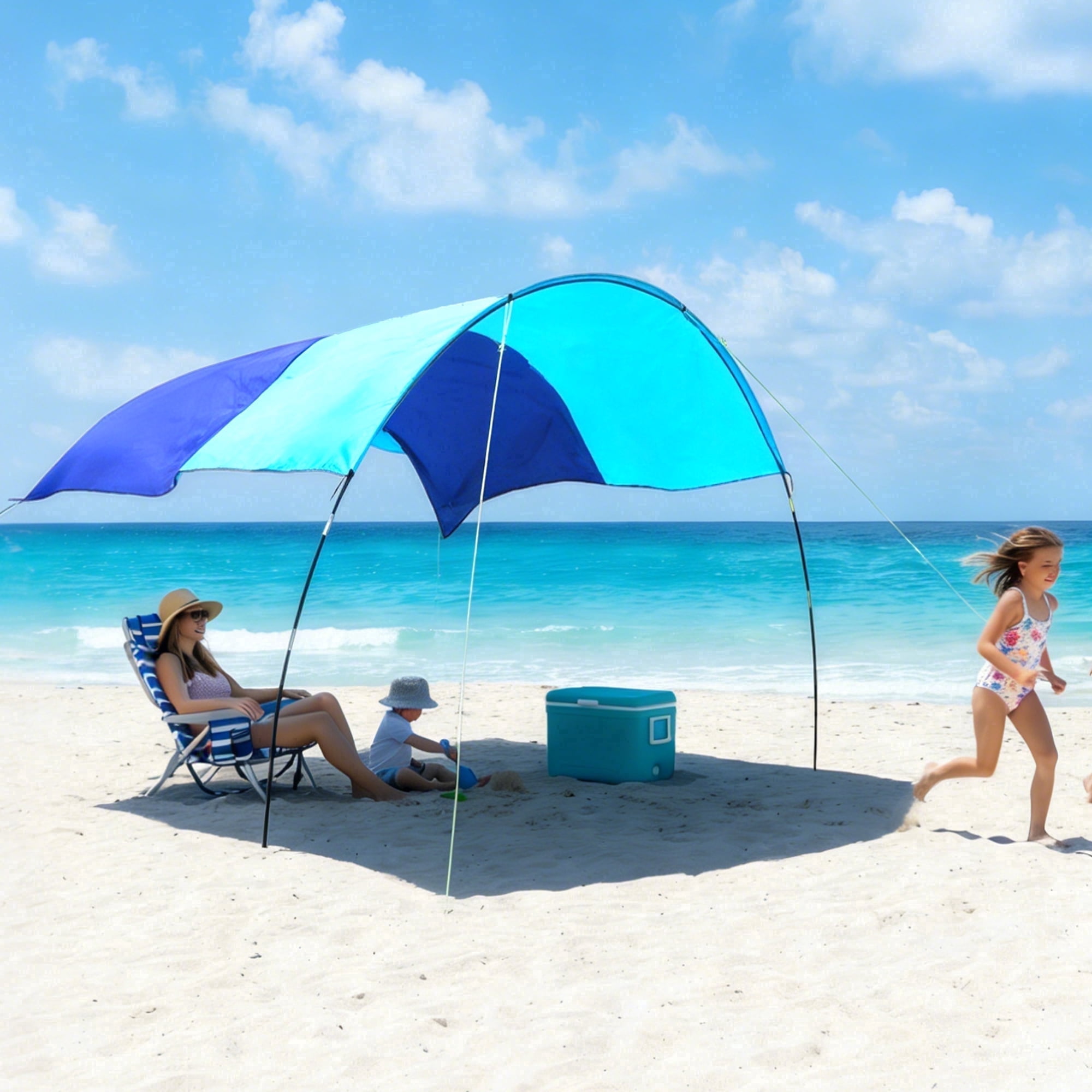 Free Shipping! Ozark Trail Sun Shade Beach Tent, 81.96
