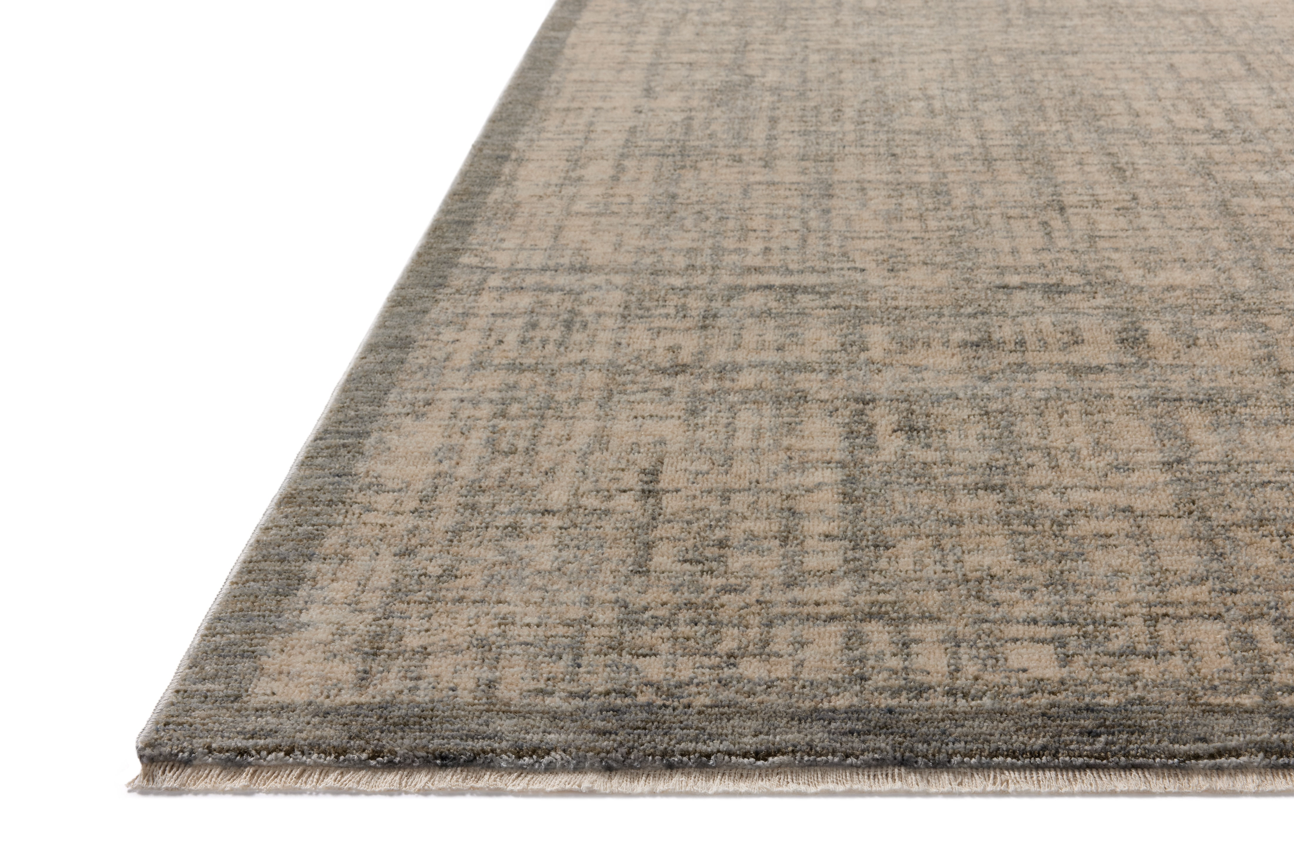 Loloi Winston Denim / Bone 6'-7" x 9'-10" Area Rug