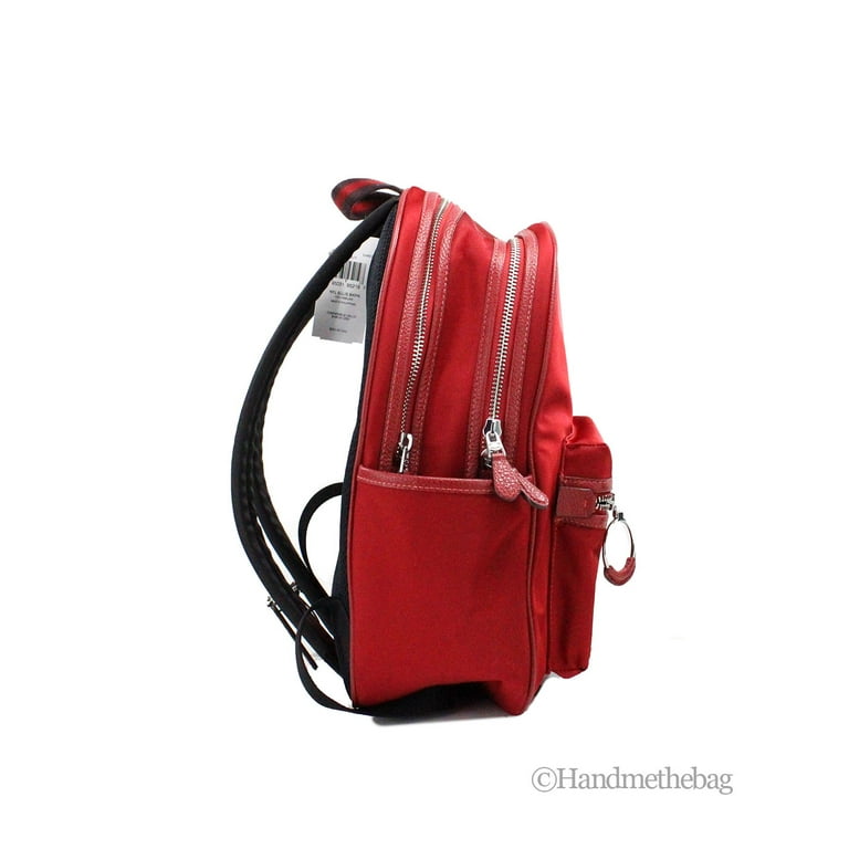 coach campus backpack red Outlet Coach X Tom Wesselmann West In Signature Canvas Coach backpack pink - Gem