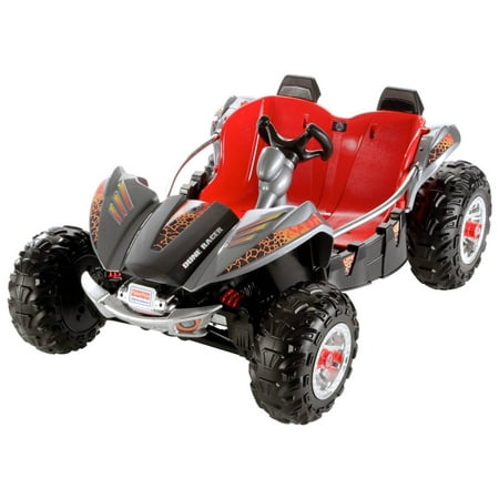 Fisher-Price Power Wheels Dune Racer ATV Battery Powered Riding Toy - Gray