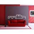 thumbnail image 2 of LaModaHome 2017 F-550 6x6 Metal Silhouette Wall Art, 2 of 5