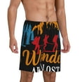 thumbnail image 2 of Vsdgher Shorts de Pyjama pour Hommes Imprimé Randonnée Élastique Taille Légère avec Poches-Grand, 2 of 6