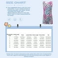 thumbnail image 7 of renvena Kids Girls 2Pcs Dance Outfits Cartoon Print Leotard and Boyshorts Gymnastics Dancewear Sets Size 4-16 Leopard Colorful 8, 7 of 7