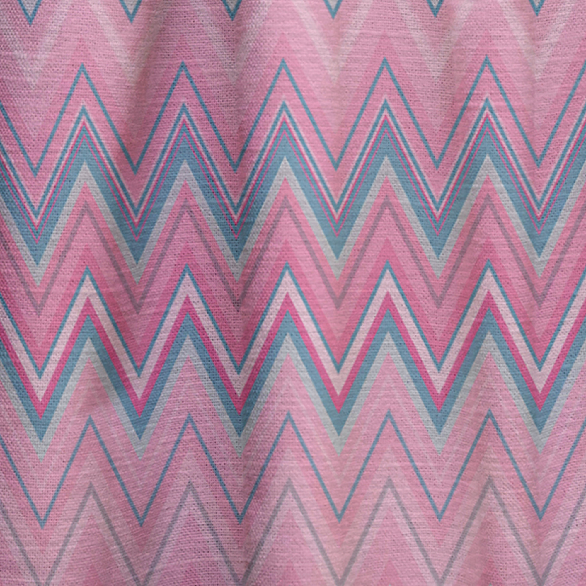 Designart 'Abstract Retro Geometric Pattern Design III' Mid-Century Modern Curtain Panel
