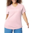 thumbnail image 5 of Women's Plus Size Short Sleeve V-neck T-shirt Value Pack (2-pack), 5 of 5