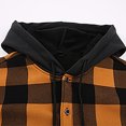 thumbnail image 6 of eileial Flannel Shirts for Men Big and Tall Plaid Outerwear Fall Button Down Shirt Jacket Classic Fit Long Sleeve Casual Jacket,Yellow L, 6 of 6