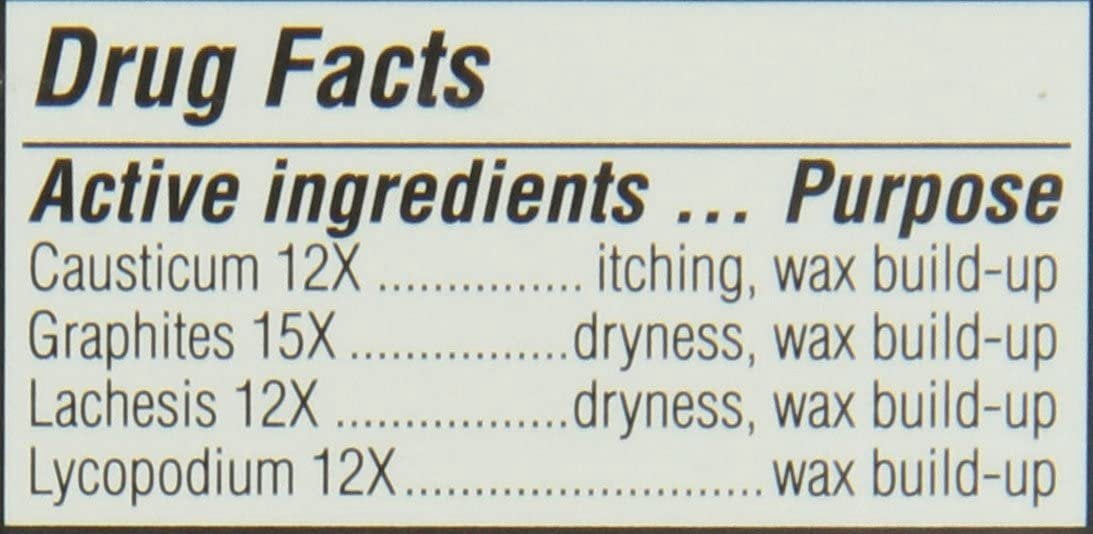 Similasan Ear Wax Relief Multi-Symptom Drops Swiss Formula, 0.33 oz, 5-Pack