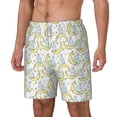 thumbnail image 2 of Uemuo Moon And Rabbit Pattern Mens Swim Trunks Quick Dry Board Shorts with Mesh Lining, Stretch Beach Shorts Quick Dry No-Chafing Board Shorts-3X-Large, 2 of 9