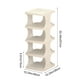 thumbnail image 3 of Organizador Multicapa para zapateros | Estantería de almacenamiento de plástico de 5 niveles | Blanco, Naranja, Azul | Diseño de puertas que ahorran espacio | Montaje sencillo sin herramientas, 3 of 6