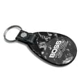 thumbnail image 2 of iPick Image for Ford Mustang Boss 302 LED Printed on Real Forged Carbon Fiber Tear-Drop Style Key Chain, Official Licensed, 2 of 5