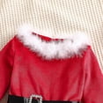 thumbnail image 2 of Vestido navideño de manga larga para niña + diadema, 2 piezas, 2 of 4