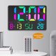 thumbnail image 2 of Reloj despertador eléctrico de 10 pulgadas con función de repetición 12/24H con temperatura de fecha para la escuela de oficina en casa, 2 of 9