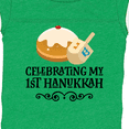 thumbnail image 4 of Inktastic 1st Hanukkah Childs Dreidel Boys or Girls Baby Bodysuit, 4 of 5
