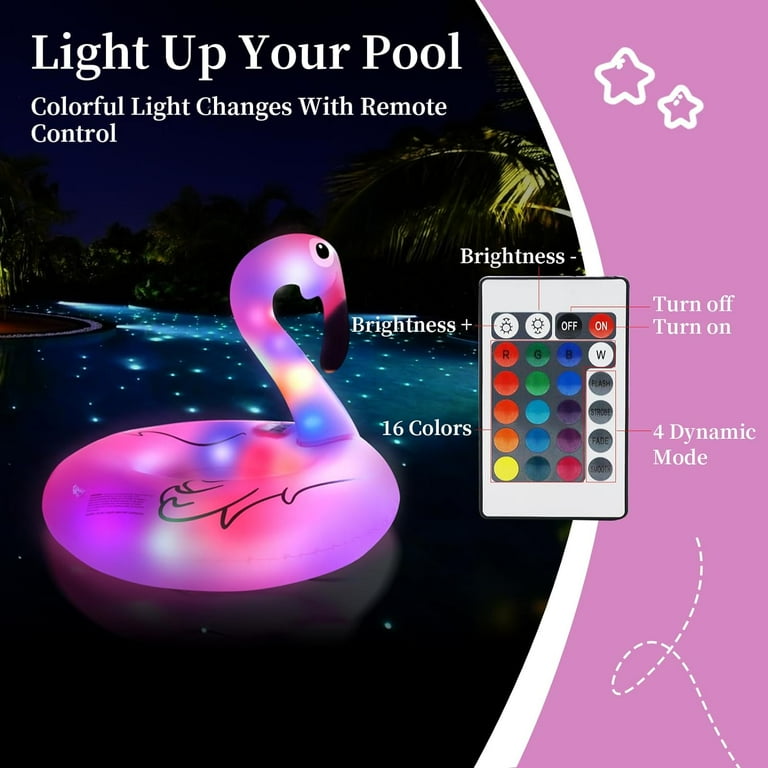 Big Flamingo Pool Floats Solar Powered Swan Pool Floats Adult With L