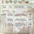 thumbnail image 6 of Spring Summer Floral Tablecloth Rectangle 60x102 Inch, Outdoor Tablecloth Vintage Birds Flower Table Cloth Decor for Dinner Party Picnic, 6 of 6