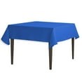 thumbnail image 2 of AK TRADING CO. 54" x 54" Polyester Square Tablecloth - Perfect for Any Occasion Like Parties, Wedding, Buffet Decoration, Indoor & Outdoor Use (Royal Blue), 2 of 4