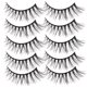 thumbnail image 3 of 10 Pairs False Eyelash Strips Girl Extensions Eyelash False Eyelash DIY Fake Lashes, 3 of 5