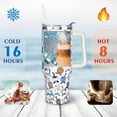 thumbnail image 6 of 40 oz Cute Cat Tumbler with Handle and Straw Lid Cat Lovers Themed Gifts for Women Double Insulated Cup Travel Coffee Mug, 6 of 6
