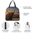 thumbnail image 4 of Honeii Yak Print Lunch Bag Women, Lunch Box Lunch Bag for Women Adult Men, Small Leakproof Cute Lunch Tote Large Capacity Reusable, 4 of 8