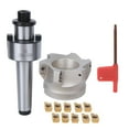 thumbnail image 3 of Collet Mandrin Support, Fraise Ensemble Haute Haute Température Résistant CNC Fraise Support, pour Bois Panneau de Particules 6PCS Fraise Inserts, 10pcs Fraise Inserts de Coupe, 3 of 8