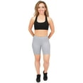 thumbnail image 2 of Stretch Is Comfort Women's Pack of 2 Oh so Soft Bike Shorts | Adult Small- 7x, 2 of 7