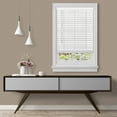 thumbnail image 2 of Traditional Elegance Cordless Madera Falsa 2" Faux Wood Plantation Blind 23x64 - White, 2 of 3