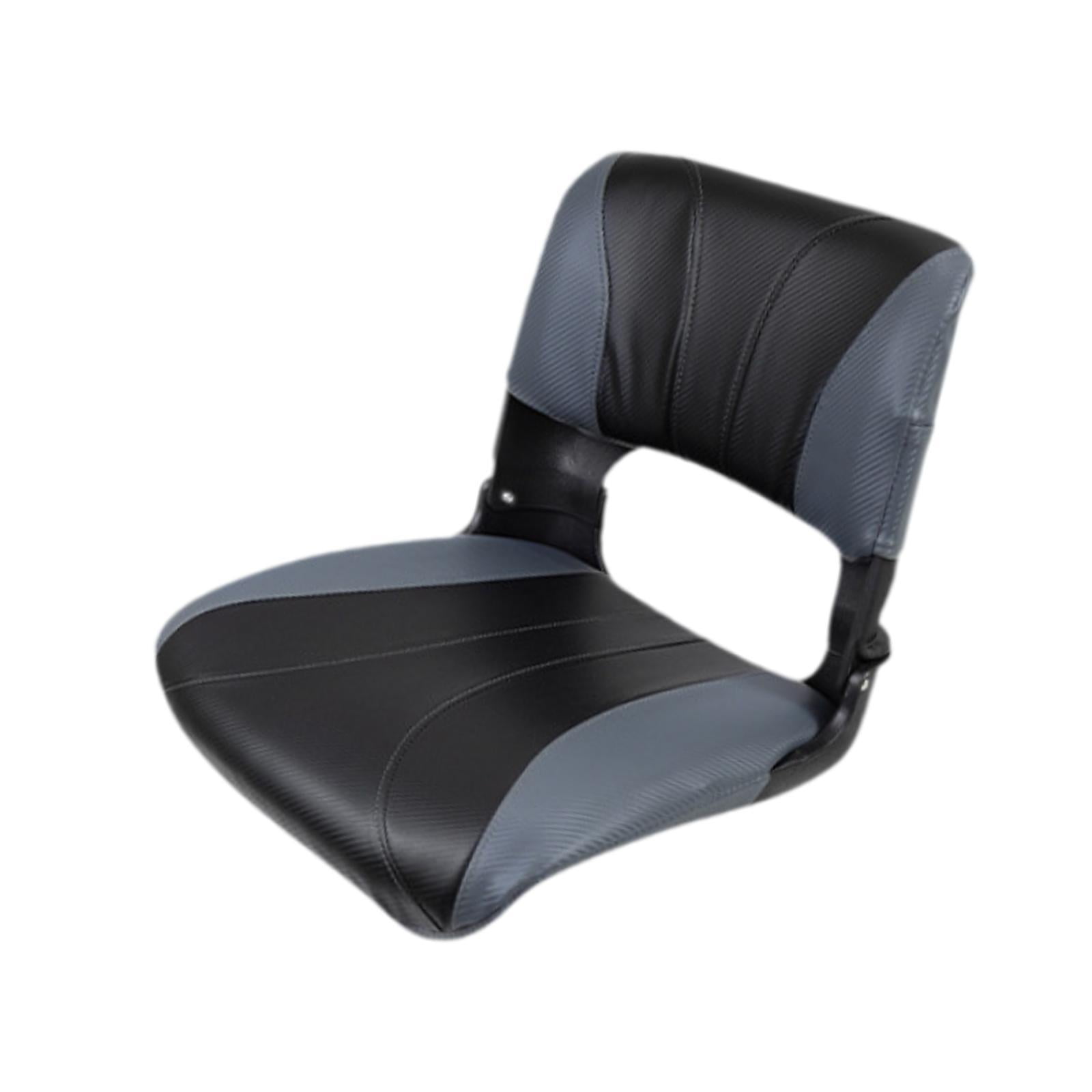 harayaa Folding Boat Seat Canoe Seat Waterproof Sun Protection Comfortable Foldable Boat Black