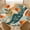 Abstract Bloom, variant on YESAD Elastic Tablecloth For Round Tables, Waterproof Tablecover For Up To 60in Round Table, Dining Tablecover For Indoor And Outdoor, Holiday, Smoke Wave