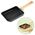 thumbnail image 4 of para utensilios de cocina adherentes con de resistente, para cocinar, de de inducción, herr Negro 15*20 perfecl sartén de huevo, 4 of 7