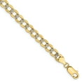 thumbnail image 1 of 14k 5.2mm Semi-solid PavÇ Curb Chain (Weight: 3.98 Grams, Length: 7 Inches), 1 of 4