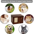thumbnail image 6 of JingChun Clearance Under $2.00 Pet Coffin with Photo Frame fors and s Funeral Supplies Solid Wood Pet Urn Body Storage Memorial 16x11x11cm, 6 of 6