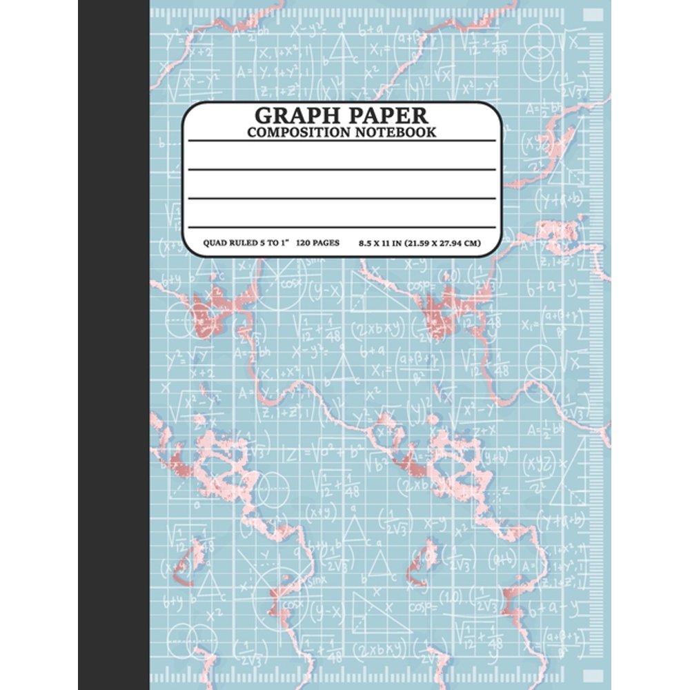Graph Paper Composition Notebook Math and Science Lover Marble Graph