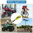 thumbnail image 3 of Cerradura de manillar de motocicleta Unique Bargains, universal, para scooter, candado de acelerador de manillar amarillo, redondo, freno delantero y embrague, antirrobo, 1 pieza, 3 of 7