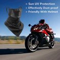 thumbnail image 4 of 1 Uds. Máscara de protección solar para conducción al aire libre cubierta transpirable de seda para la cabeza protección para los oídos protección facial protección UV para el cuello, 4 of 5