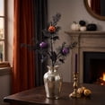 thumbnail image 2 of Dpityserensio Fall Decor Black Maple Leaf Garland Halloween Artificial Fall Leaves Vines Spooky Gothic Hanging Decor For House Porch Mantel Thanksgiving, 2 of 7