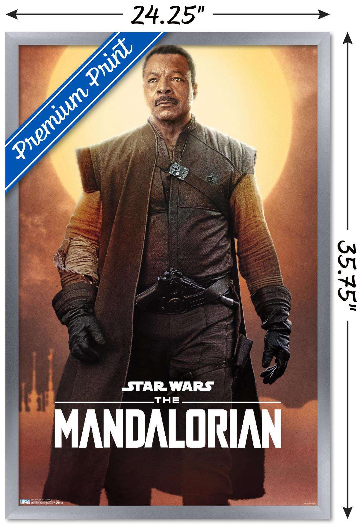 Star Wars: The Mandalorian - Greef Marda Wall Poster, 22.375" x 34", Framed