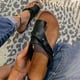 thumbnail image 1 of Women Orthopedic Flip Flops Sliders Slip On Sandals Flat Casual Beach Slippers Shoes, 1 of 2