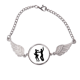 thumbnail image 1 of Bailarina Duet Dance Performance Pulsera pulsera pulsera alas de ángel pulsera, 1 of 3