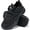All Black, variant on Ecetana Women's Platform Sneakers Breathable Mesh Lace-Up Walking Shoes
