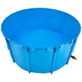 thumbnail image 1 of KFFKFF Étang à Poissons en Toile, Capacité de 1320 Gal, Étang à Poissons hors Terre, Réservoir Pliable en PVC pour Carpes Koï, Réservoir Rond pour Poissons Rouges avec Cadre Stable et Valve de Vidange, 1 of 9