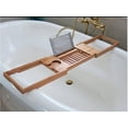 thumbnail image 4 of Bath Dreams Bamboo Bathtub Caddy Tray with Extending Sides, 4 of 8