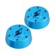 thumbnail image 2 of Adaptadores de cubo de rueda delantera de aleación de aluminio azul para coches RC Axial Rock Racer 90026, 2 of 8