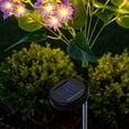 thumbnail image 6 of Rirool Solar Salvia Flower Lights Outdoor 2 Pack, Purple LED Garden Lights with 2 Lighting Modes, IP65 Waterproof Solar Garden Stake Lights Auto On/Off for Yard Patio Pathway Decoration, 6 of 8